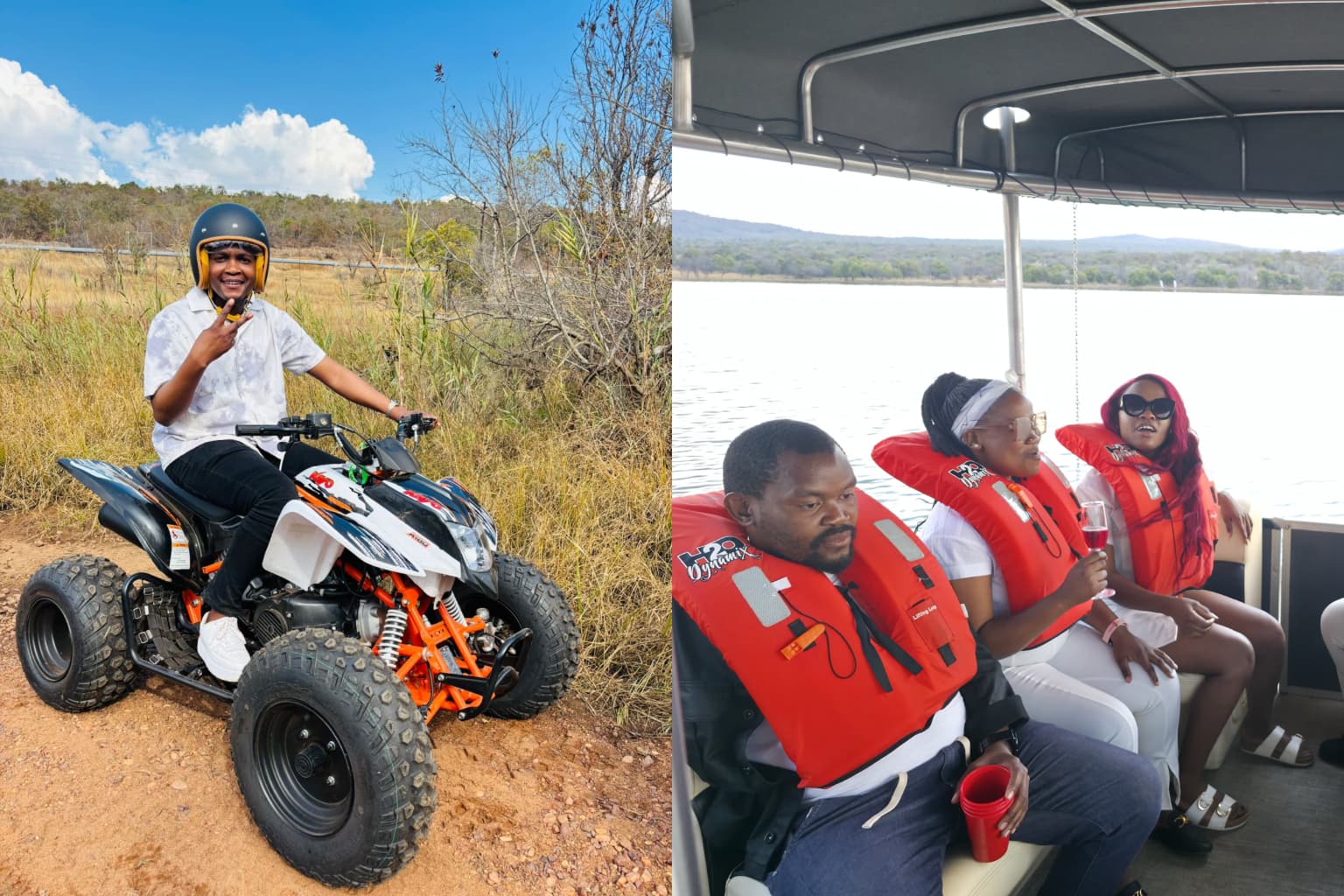 In-Motion Boat & Quadbike Rides