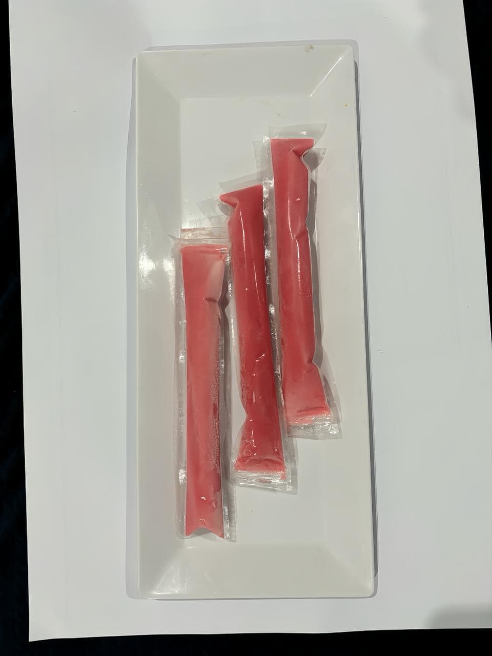 Milky Ice Lollies (Strawberry)